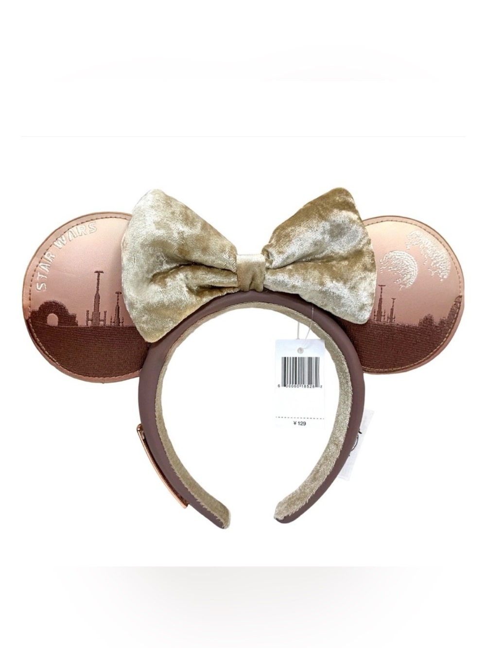 NWT DISNEY LOUNGEFLY Star Wars Sands of Tatooine Mickey Minnie Ears Headband